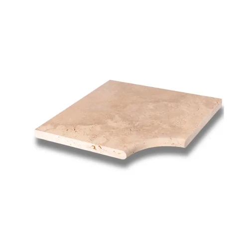 Prejsť na produkt Travertín 3cm Shore Stone rohová sedačka Classic Mix 40,6x61 | Obruba bazéna Bullnose