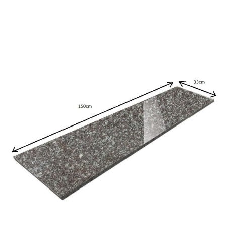 Prejsť na produkt Okenný parapet Leštený žulový schod, Royal Bronze G664, 180x33x2 cm