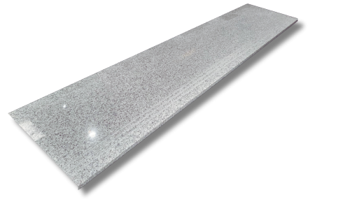 Prejsť na produkt Schodisko zo sivej leštenej žuly, drážkované G603, 150x33x2 cm