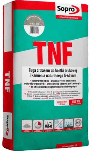 Prejsť na produkt TNF - Škárovacia hmota s trasou na dlažbu a prírodný kameň 5-40 mm