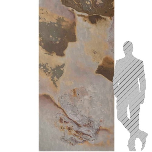 Prejsť na produkt Indická jeseň XXL kamenná dyha 122x244x0,2 cm Transparent