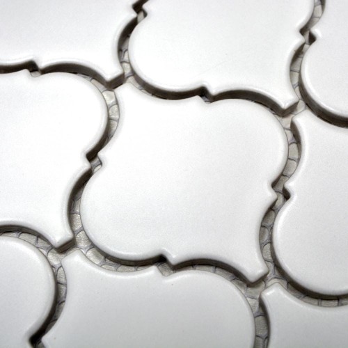 Prejsť na produkt Keramická mozaika Biela Arabesque Matná 29,3×24,5×0,6 cm