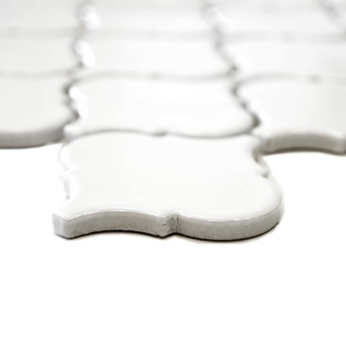 Prejsť na produkt Keramická mozaika Biela Arabeska leštená 29,3×24,5×0,6 cm