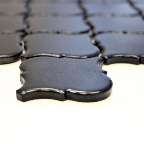 Prejsť na produkt Keramická mozaika Black Arabesque Matte 29,3×24,5×0,6 cm