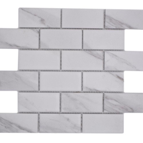 Prejsť na produkt Keramická mozaika White Calacatta Grey Rectangle 29,5x29,1x0,65 cm