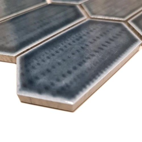 Prejsť na produkt Keramická mozaika Black Hexagon leštená 25,3x29,3x0,75 cm