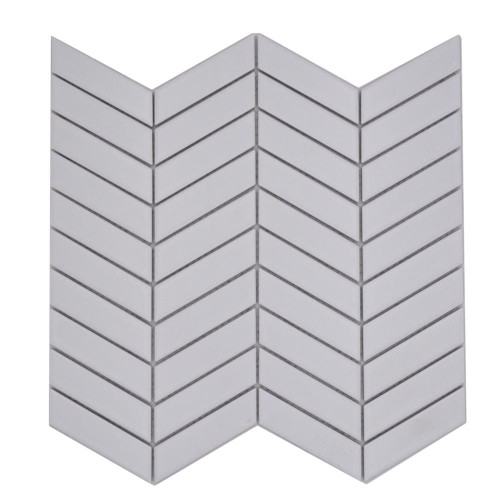 Prejsť na produkt Keramická mozaika matná biela rybia kosť 28,8x30,2x0,6 cm