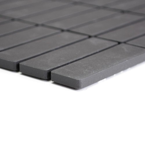 Prejsť na produkt Kameninová mozaika Black Rectangle Matte 29,7x29x0,65 cm