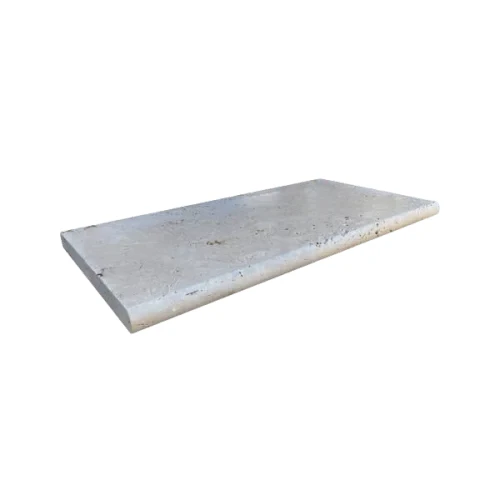 Prejsť na produkt Travertínový parapet / Stone Step Blend Mix Tumbled 135x33x3 Bullnose