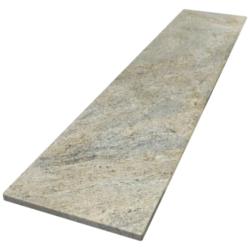 Prejsť na produkt Leštená žulová dlažba na schodisko s protišmykovou úpravou Cielo Ivory 60x34x2 cm