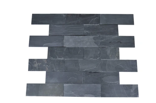 Prejsť na produkt Fasádno-dekoračný kameň Čierna bridlica prírodná bridlica 30x60x1 cm