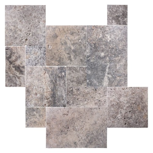 Prejsť na produkt Travertínová dlažba 12mm Jaseň Antique Roman Opus 1 sada = 0,742m2 | Rímska súprava