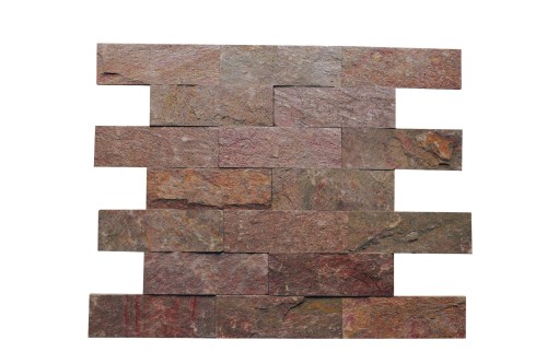 Prejsť na produkt Fasádny kameň - dekoračný kremenec Copper Brick 10x30