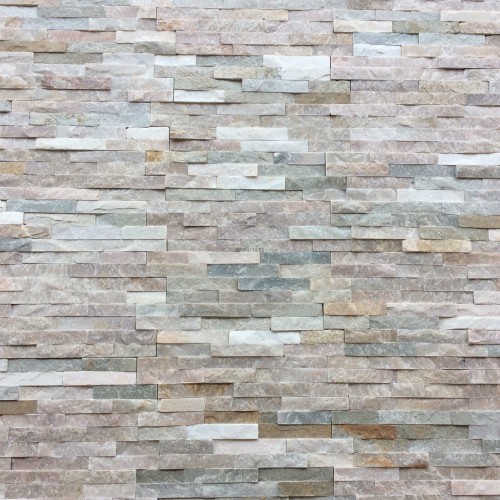 Prejsť na produkt Fasádny kameň - dekoračný kremeň Stackstone Beige Slate béžová sivá 10x36